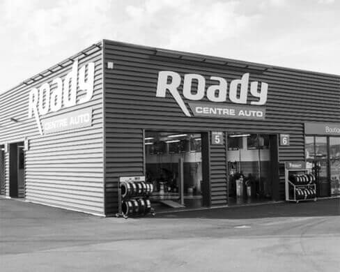 En 2004, Roady succède à Stationmarché. Photo d'un établissement Roady.