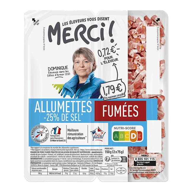 merci allumettes fumees