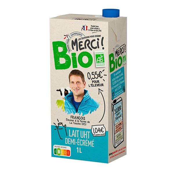 merci lait bio