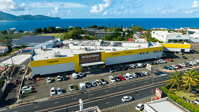 partenaire bricorama vue drone