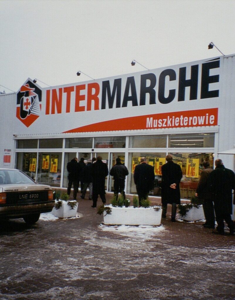 1997 Devanture dun Intermarche en Pologne