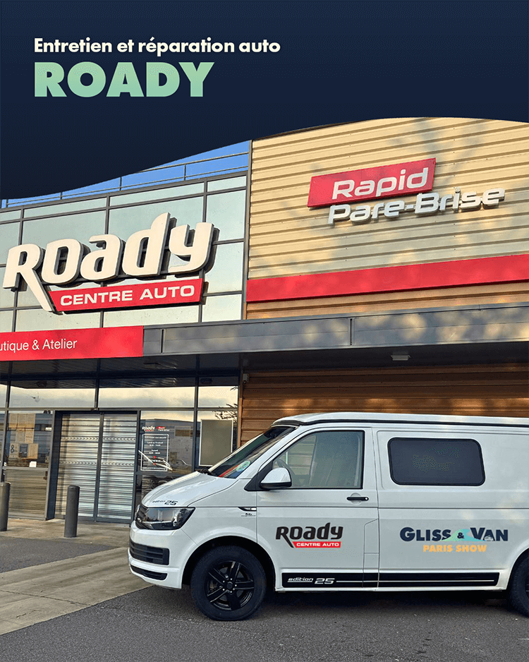 Roady partenaire officiel du Gliss & Van Paris Show