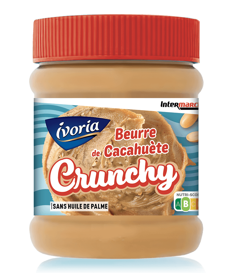pot de beurre de cacahuète cunchy Intermarché